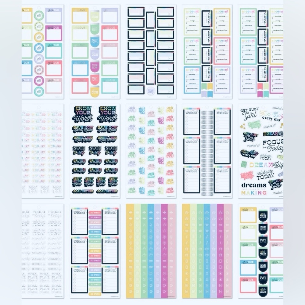 Happy Planner & Stickers Set - NEW! - Picture 9 of 16